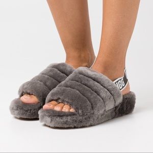ugg slippers grey